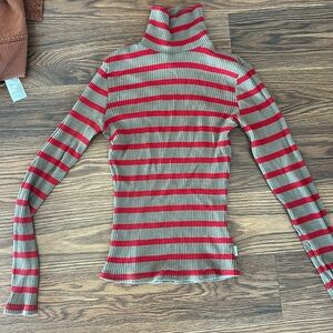 Brixton striped turtle neck